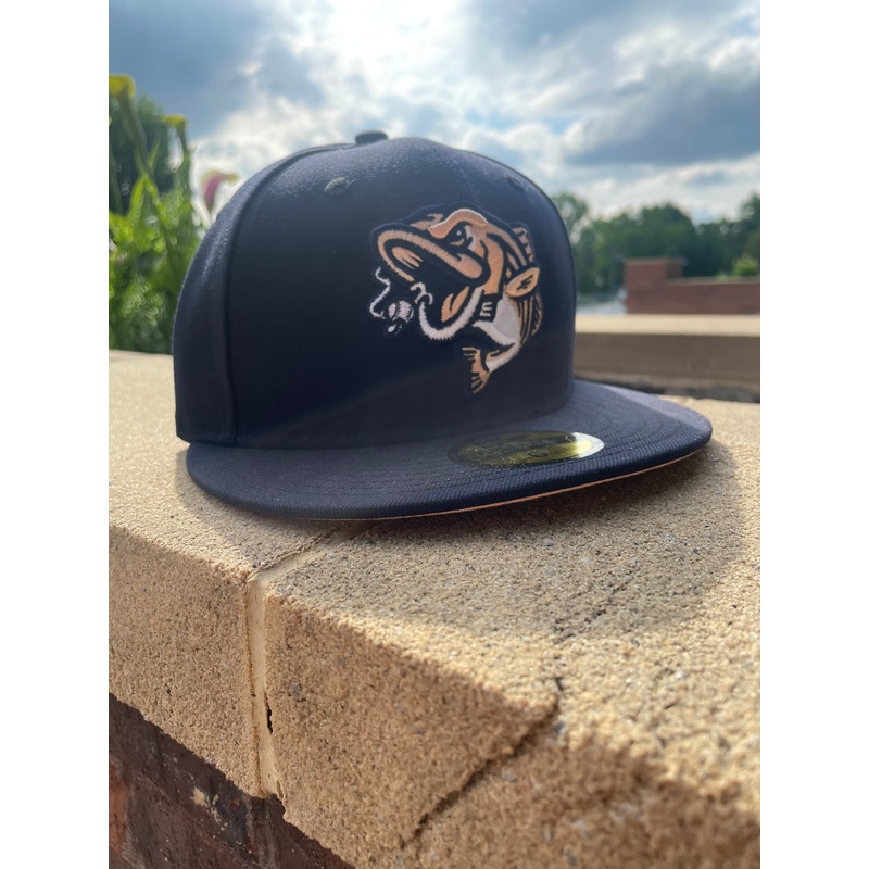 Gwinnett Stripers New Era Navy Peach 5950 Cap