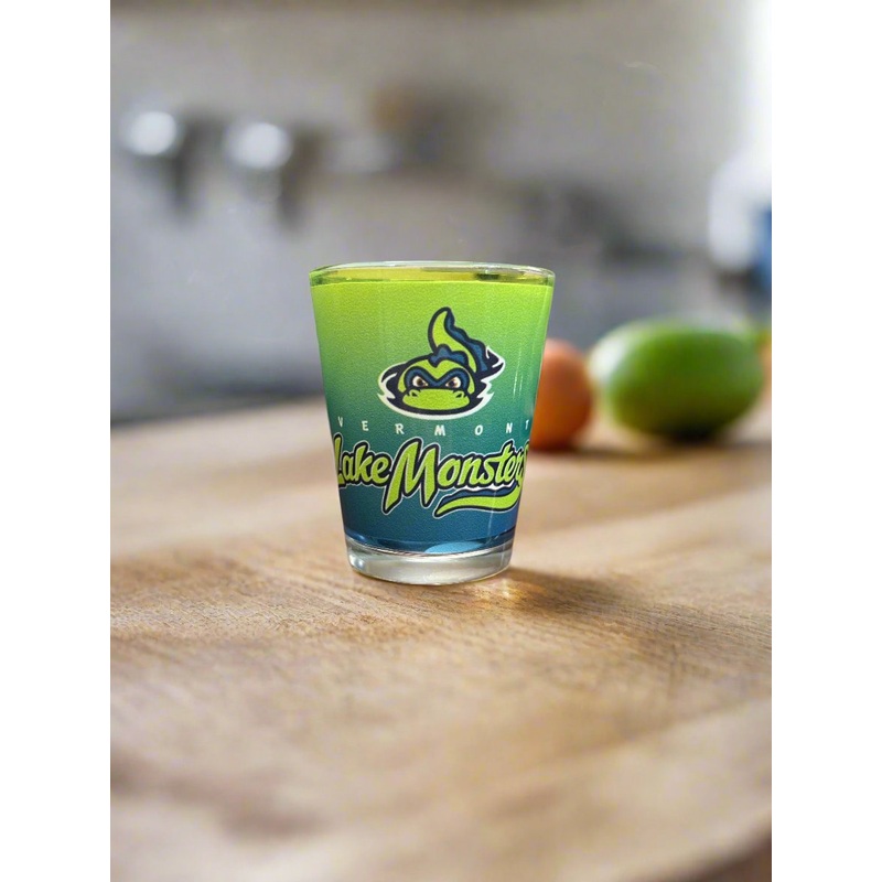 Lake Monsters Blue and Green Shot Glass