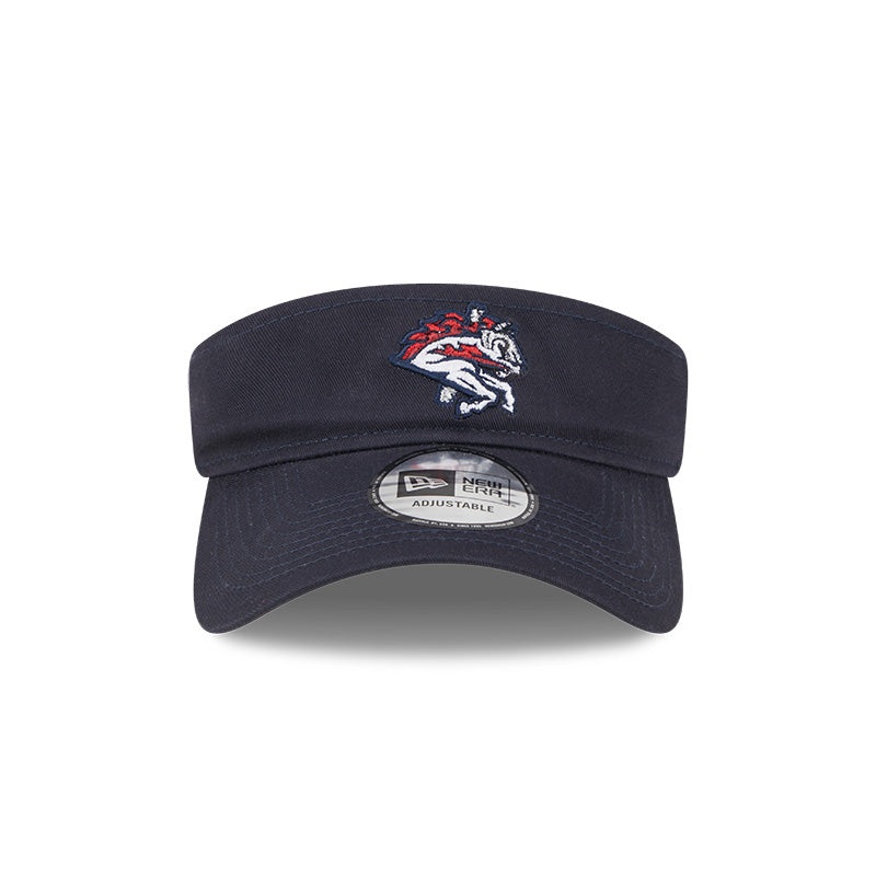 New Era Navy Blue Visor With Velcro Closure