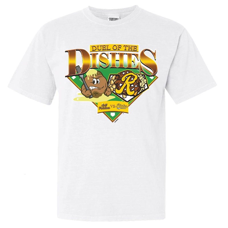 Syracuse Mets Salt Potatoes Duel of the Dishes T-shirt