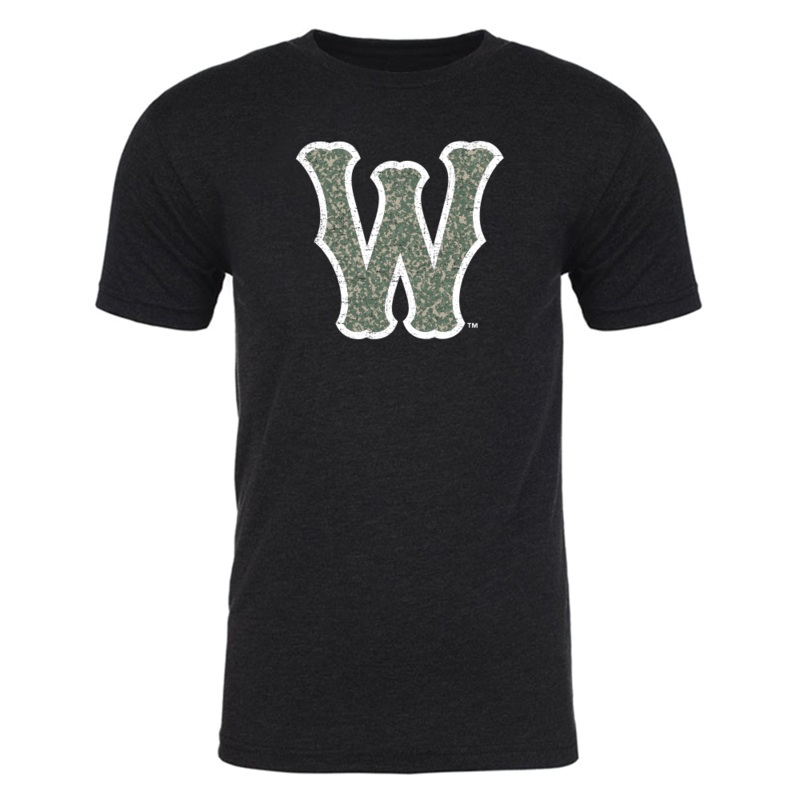 Worcester Red Sox Black Camo Classic W Tee