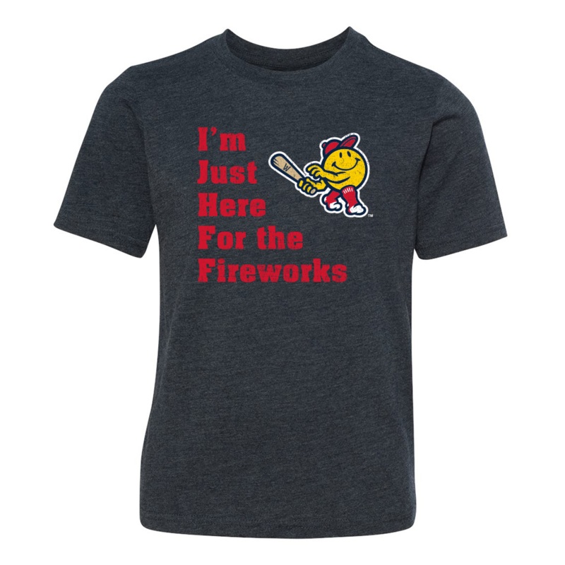 Worcester Red Sox Navy Youth Fireworks Tee