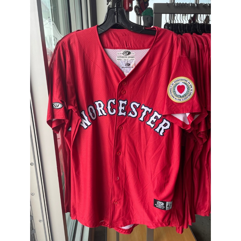 Worcester Red Sox Red Worcester Premium Jersey