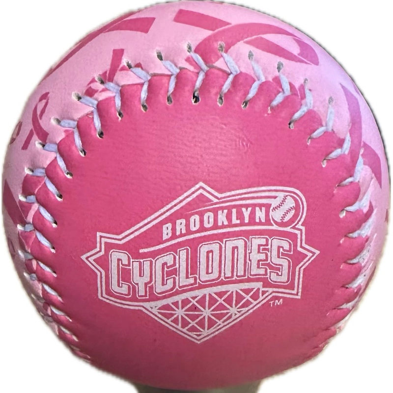 Brooklyn Cyclones Breast Cancer Baseball