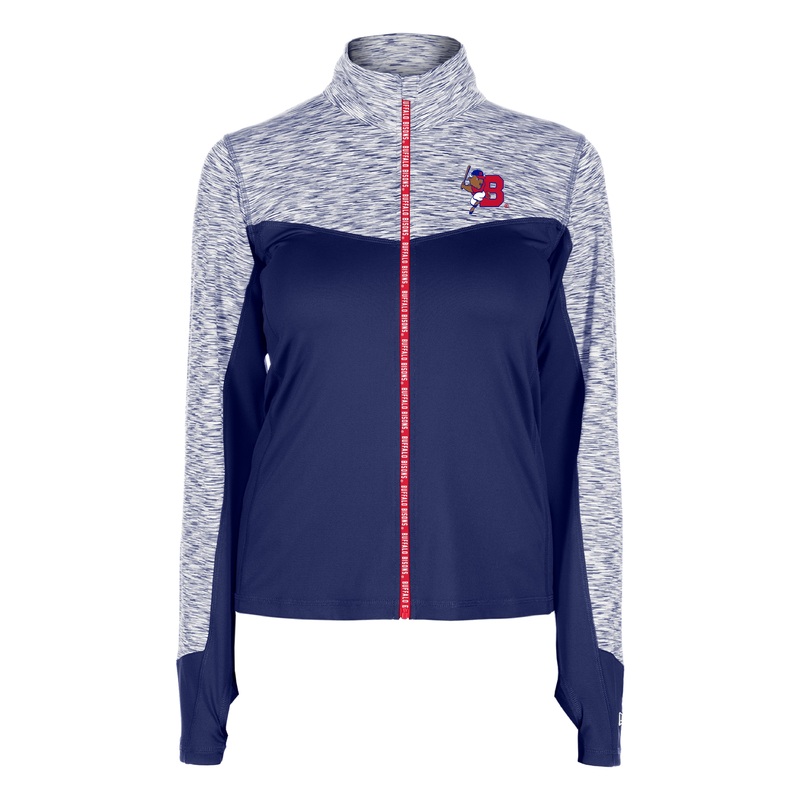 Buffalo Bisons Ladies New Era Active Full Zip