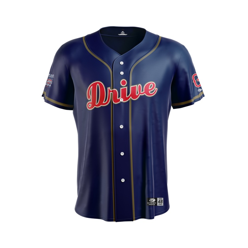 Greenville Drive OT Sports Navy Authentic 20th Anniversary Jersey