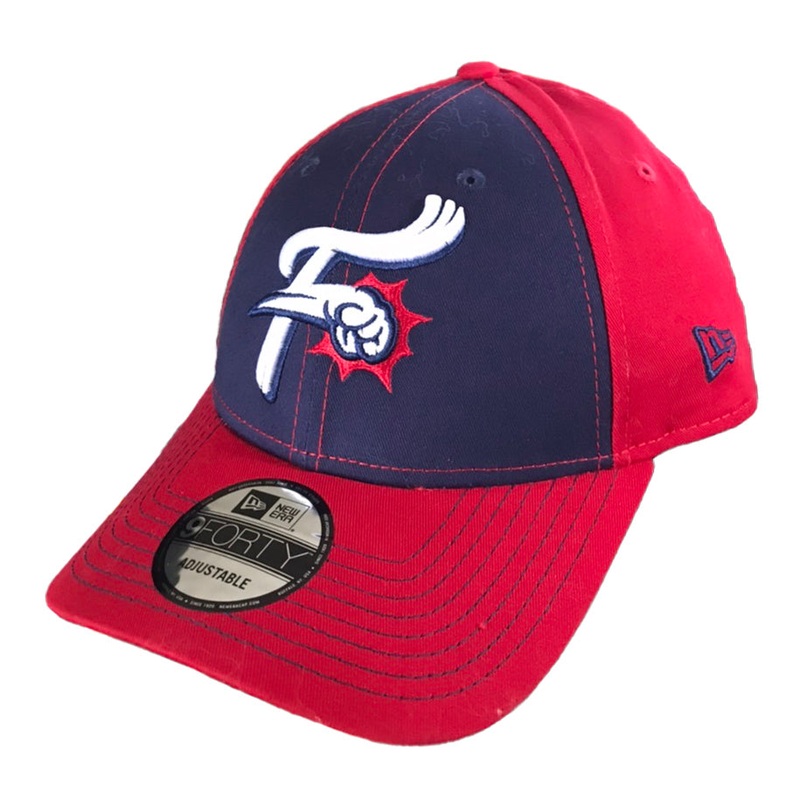 New Era 9Forty Reading Fightin Phils Navy & Red Clutch Hit Adjustable Hat