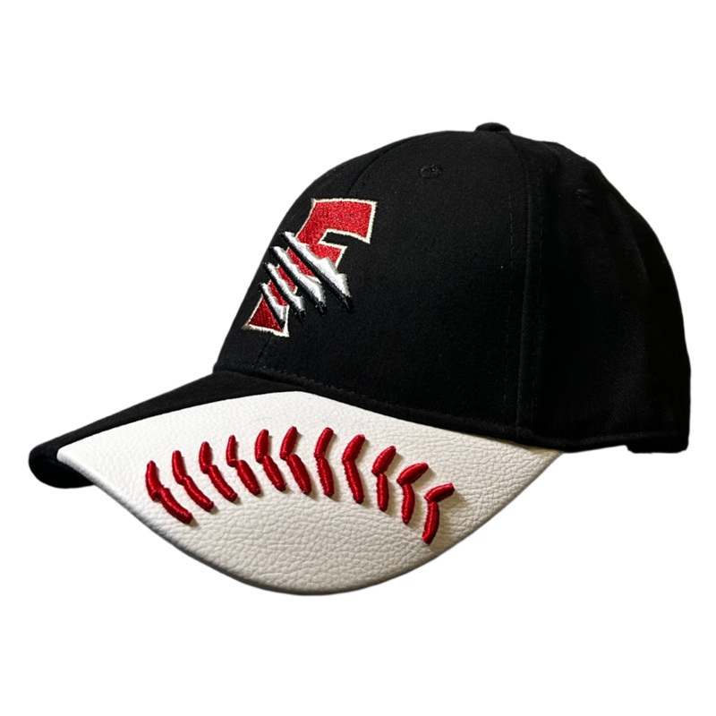Youth Black Primary Baseball Seam Adj