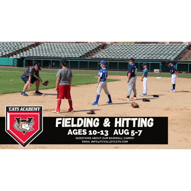 2025 Fielding & Hitting ‘Cats Academy – August 5-7 2025 (Ages 10-13)