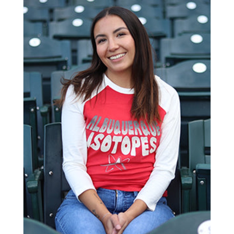 Albuquerque Isotopes Tee-Wmn Harmony Raglan