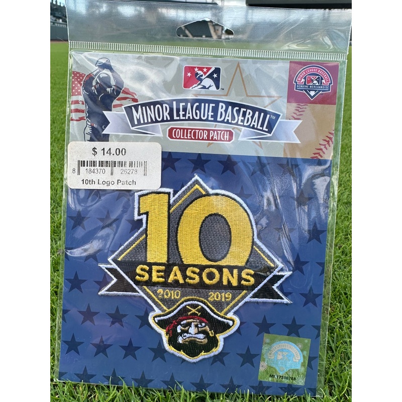 Bradenton Marauders 10th Season Collector Patch