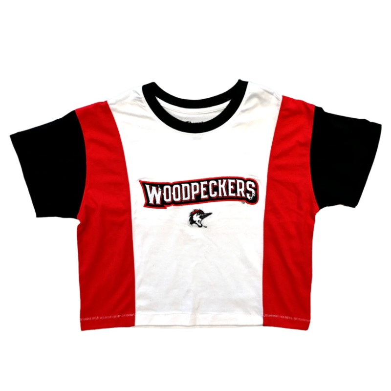 Fayetteville Woodpeckers Champion Women’s Super Fan Crop Top