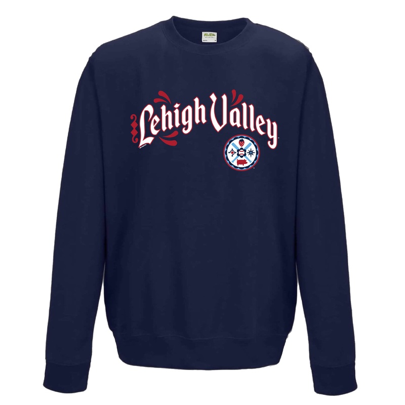 Lehigh Valley IronPigs Hex Crew Neck Sweatshirt