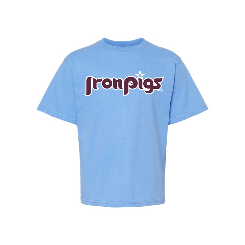 Lehigh Valley IronPigs Youth Sunday Blue Tee