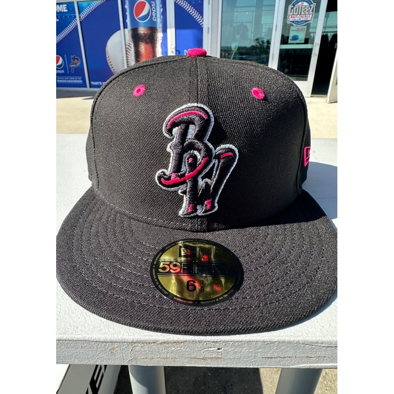Pensacola Blue Wahoos ’24 59Fifty Black Fitted Cap