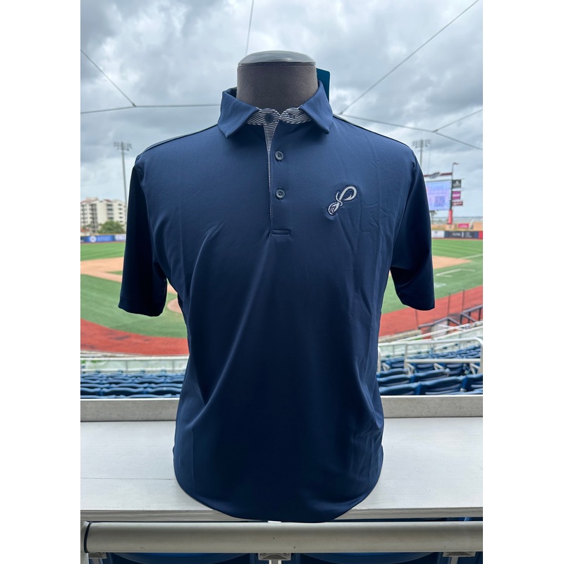 Pensacola Blue Wahoos Even Lie Columbia Polo