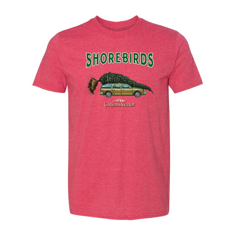 Delmarva Shorebirds OT Sports Christmas Vacation Holiday T-Shirt