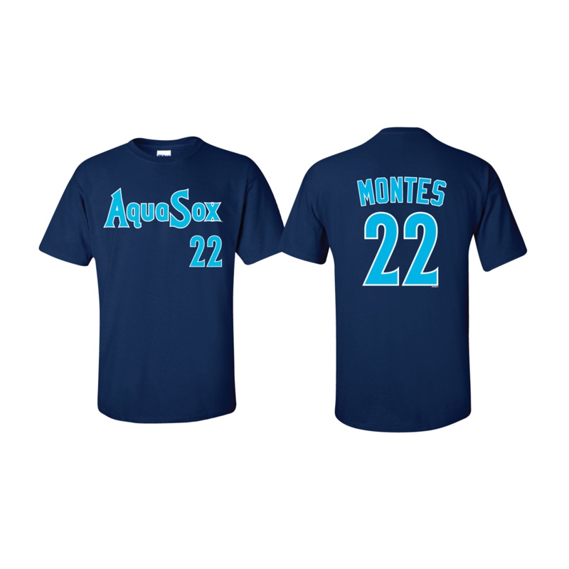Everett AquaSox Player Tee Lazaro Montes