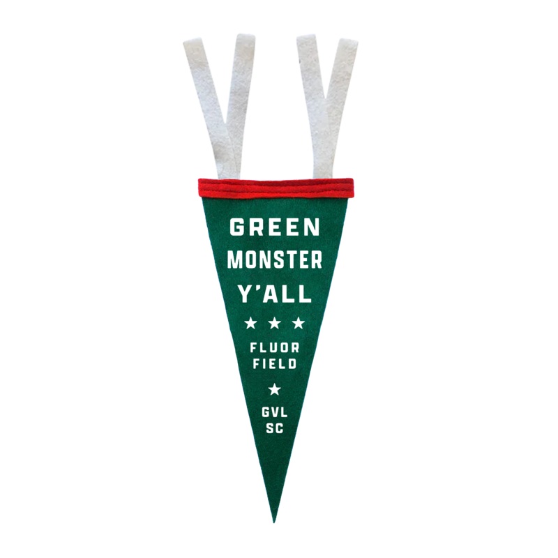 Greenville Drive Oxford Pennant Green Monster Y’all Mini