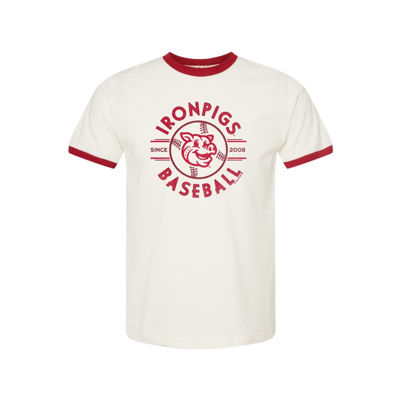 Lehigh Valley IronPigs Fauxback Ringer Tee