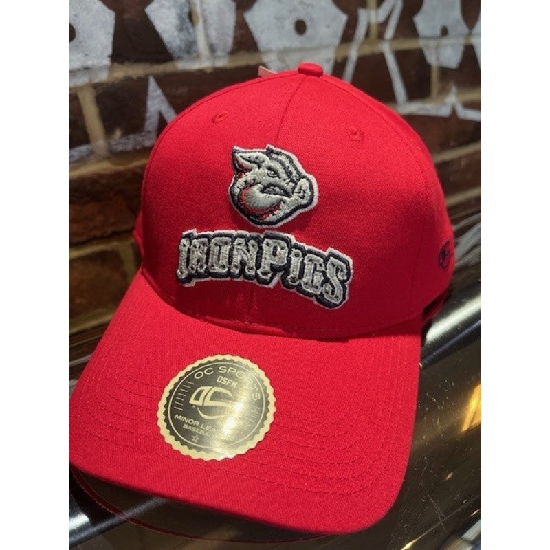 Lehigh Valley IronPigs Full Logo Red Infielder Cap