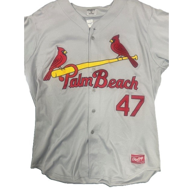 Palm Beach Cardinals Away Game Used Jersey
