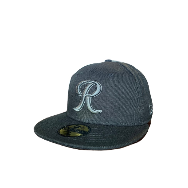 Tacoma Rainiers New Era 59Fifty Black Metallic R Cap