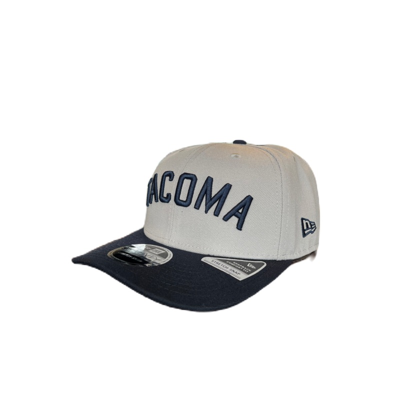 Tacoma Rainiers New Era 9Seventy Gray Navy Tacoma Stretch Snap