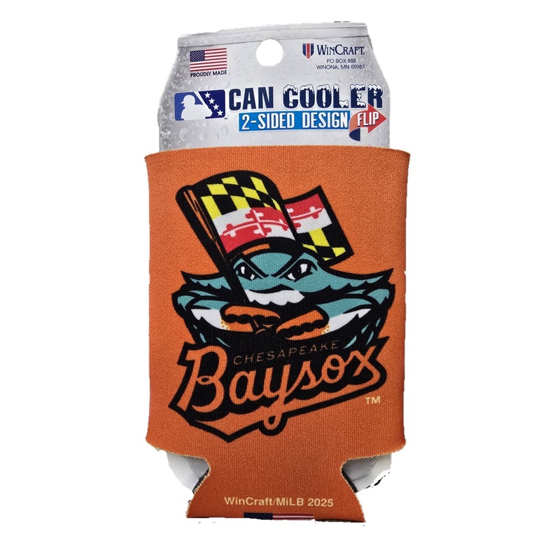 Chesapeake Baysox Wincraft Dual Logo Can Cooler 12oz