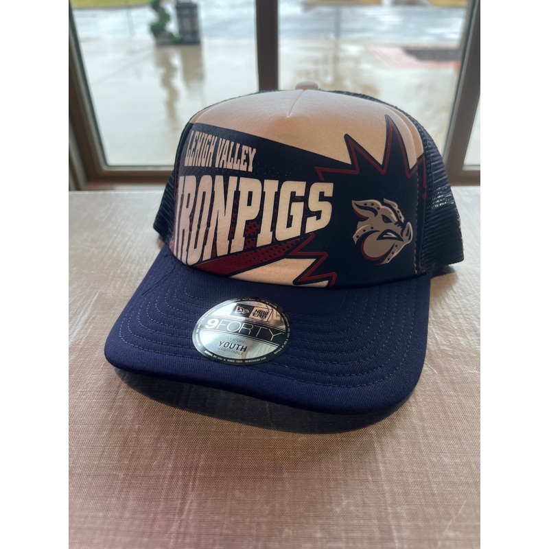 Lehigh Valley IronPigs Youth New Era Foam Trucker 940