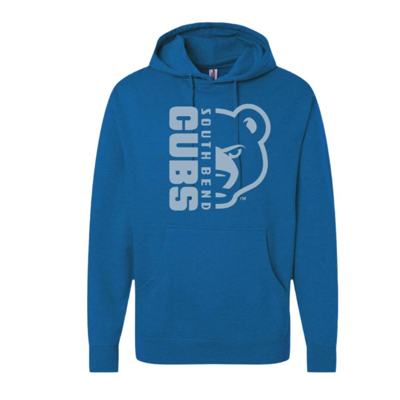 South Bend Cubs Men’s Royal Split Hooded Sweatshirt