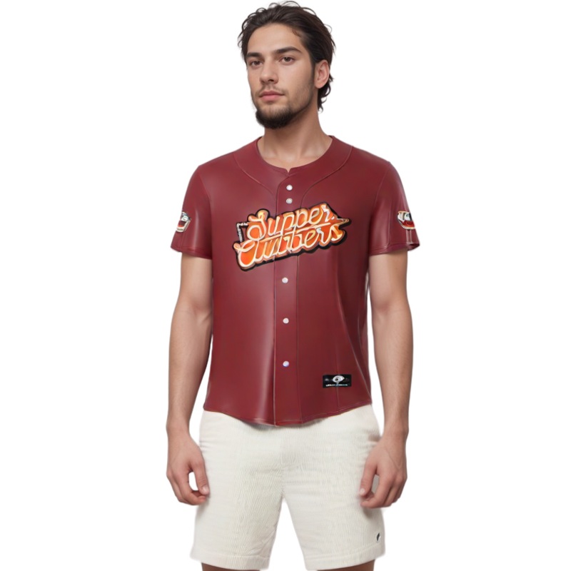 Wisconsin Supper Clubbers Maroon Replica Jersey