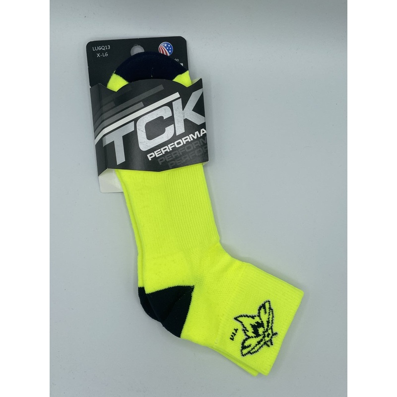 Fireflies Neon Yellow Quarter Socks