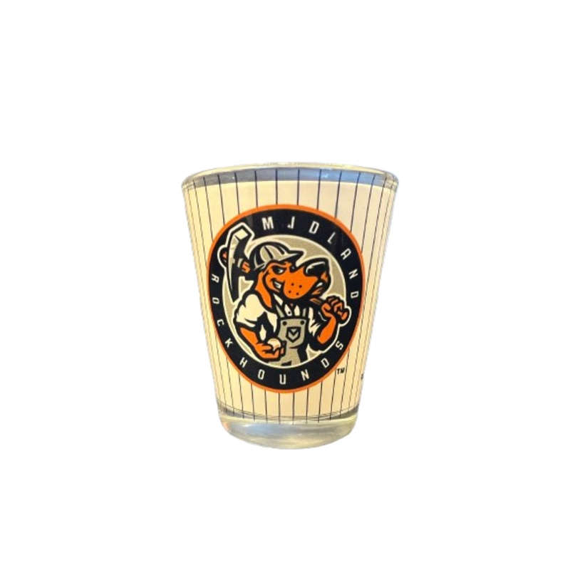 Midland RockHounds Sublimated Shot Glass