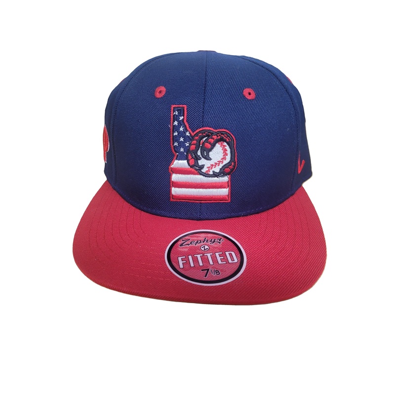 BOISE HAWKS 2024 STARS N STRIPES FITTED HAT