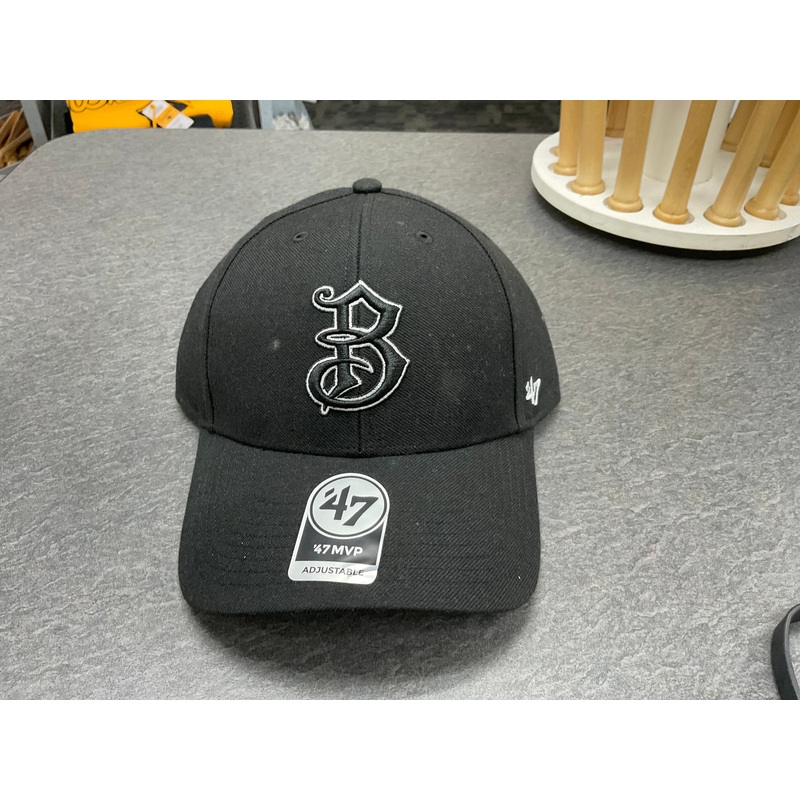 Bradenton Marauders 47 MVP Black B Hat
