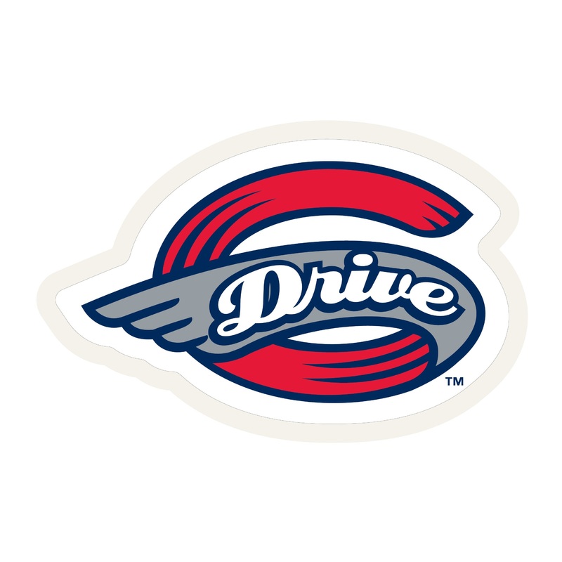 Greenville Drive MV Sport Primary Logo Decal Sticker