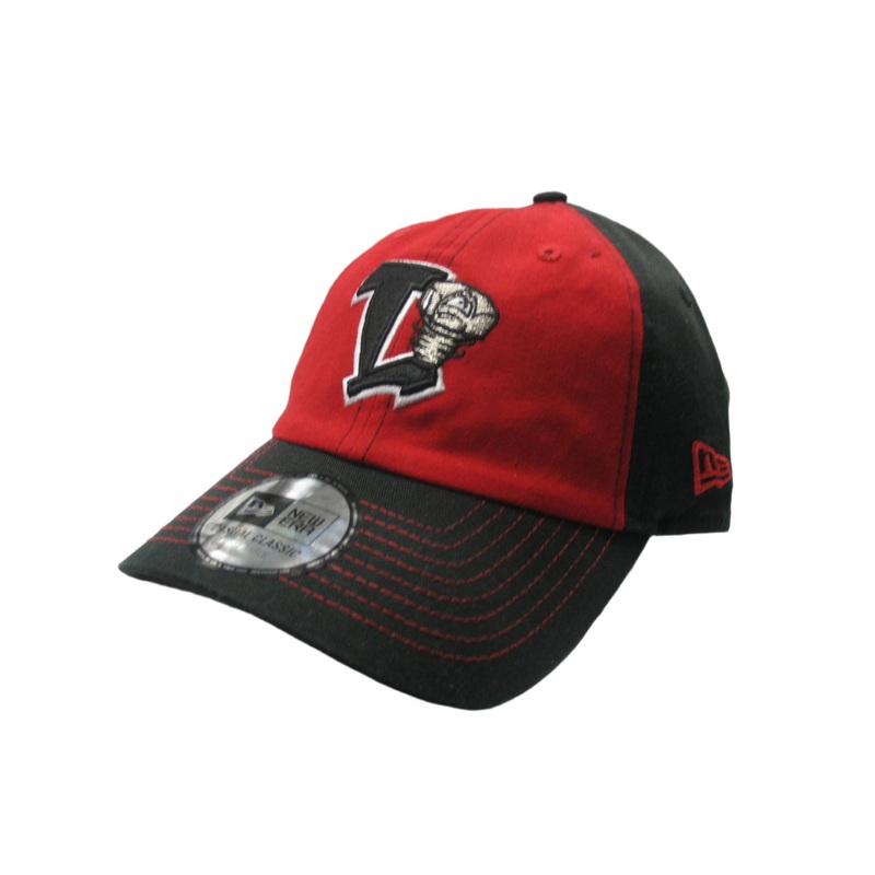 Lansing Lugnuts New Era Core Classic Red/Black Adjustable Hat