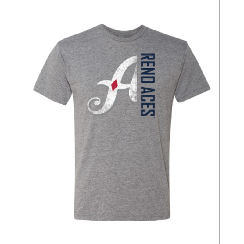 Reno Aces Grey Split-Screen Tee