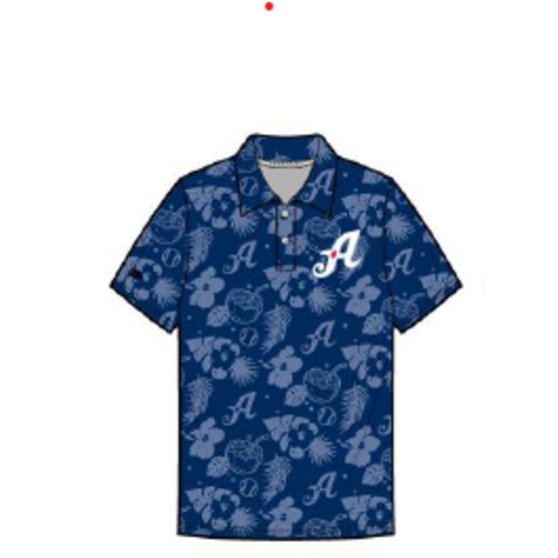 Reno Aces Men’s Hawaiian Polo Tee