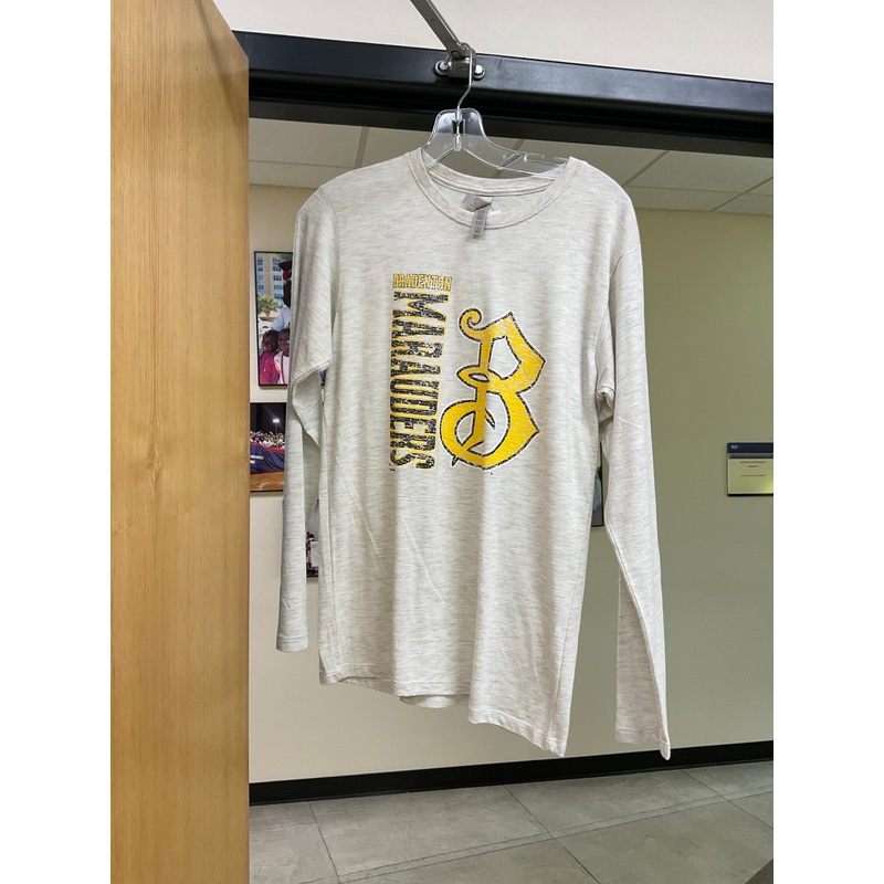 Bradenton Marauders Oatmeal Long Sleeve Shirt