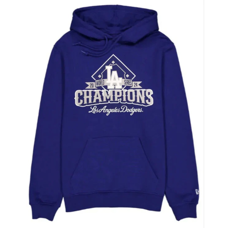 Los Angeles Dodgers 2024 New Era World Series Champions Blue Hoodie