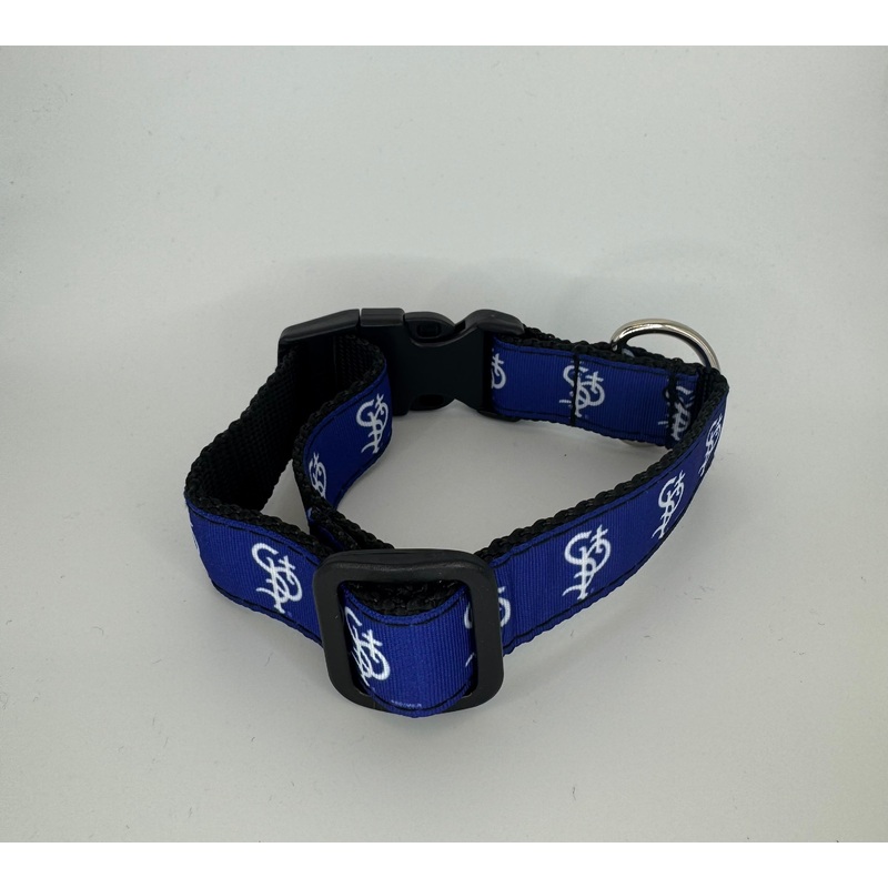 Saints 1″ Ribbon Logo Dog Collar