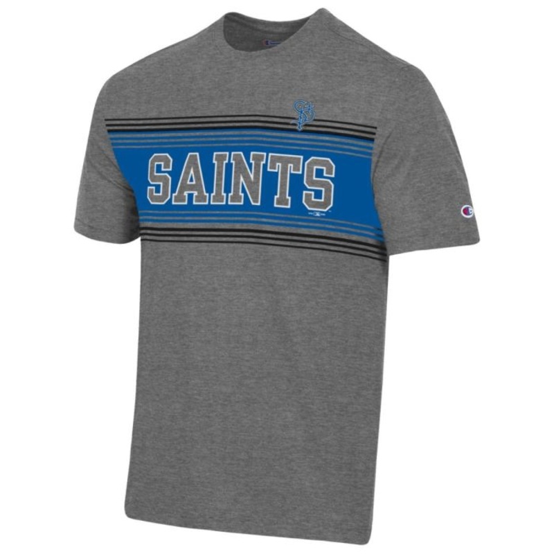 Saints Champion Stripe Seam Men’s T-Shirt