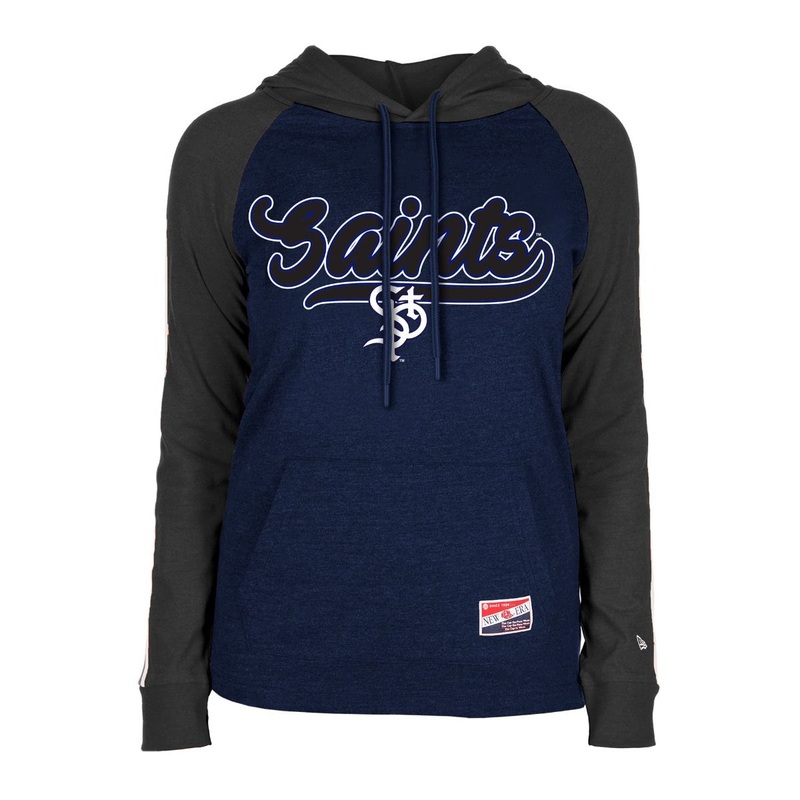Saints New Era Lightweight Women’s Tri-blend Raglan Hoodie