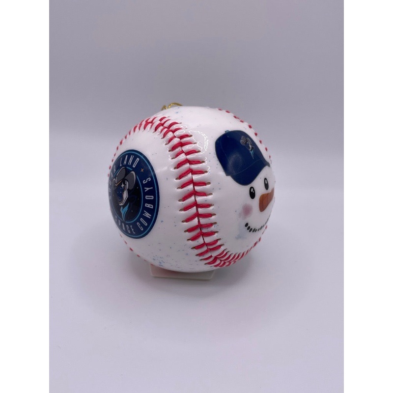 Sugar Land Space Cowboys BMore Ornament Snowman Baseball