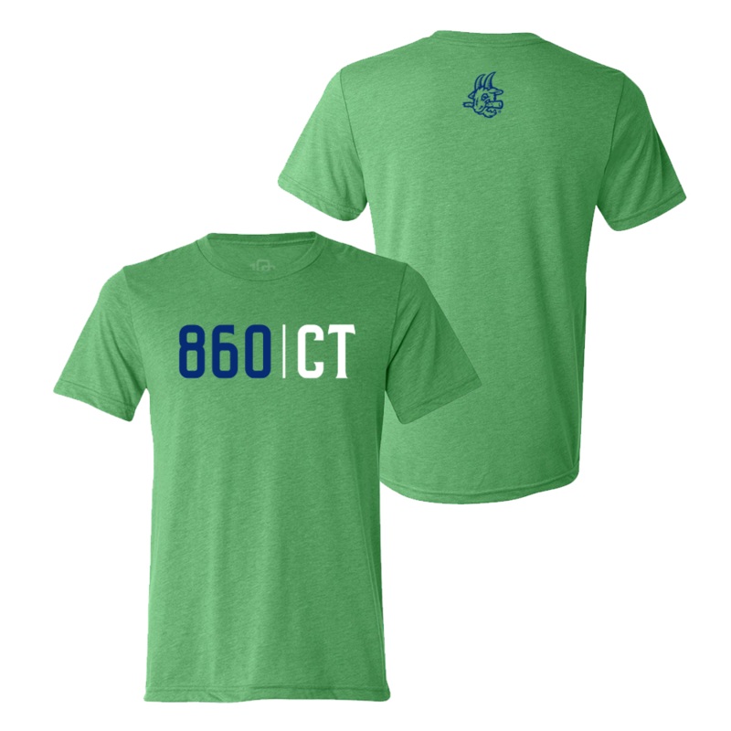 Hartford Yard Goats 108 Stitches Area Code Tee – 860