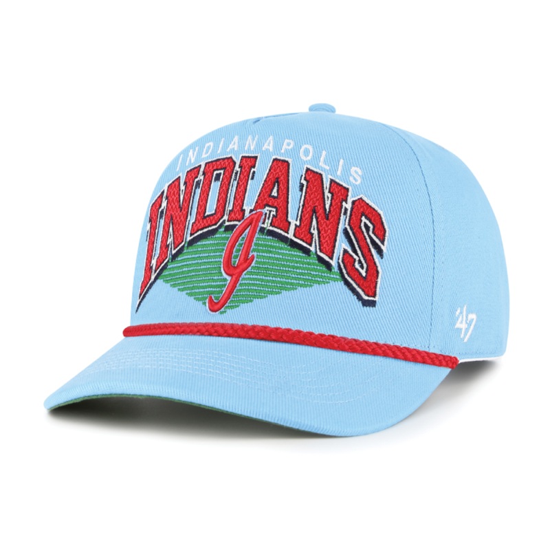Indianapolis Indians ’47 Adult Carolina 80’s Panoma Rope Hitch Adjustable Snapback Cap