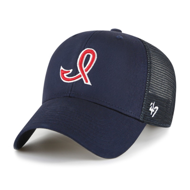 Indianapolis Indians ’47 Adult Navy 50’s Branson MVP Adjustable Trucker Snapback Cap
