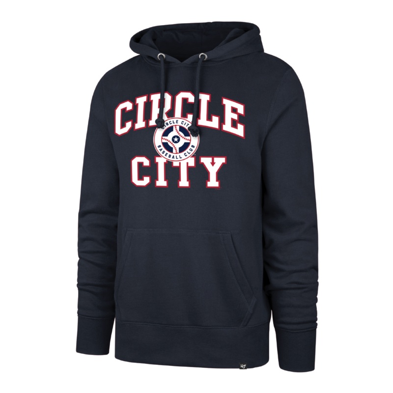 Indianapolis Indians ’47 Adult Navy Circle City Velocity Headline Hood